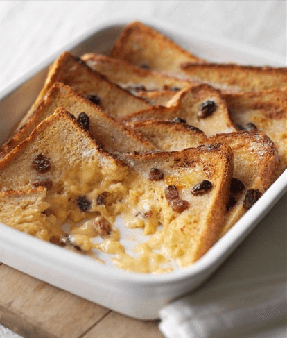 Bread and butter pudding 