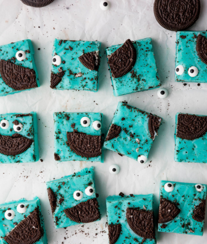 Cookie monster fudge recipe