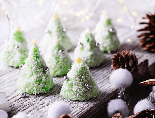 Coconut Ice Christmas Trees