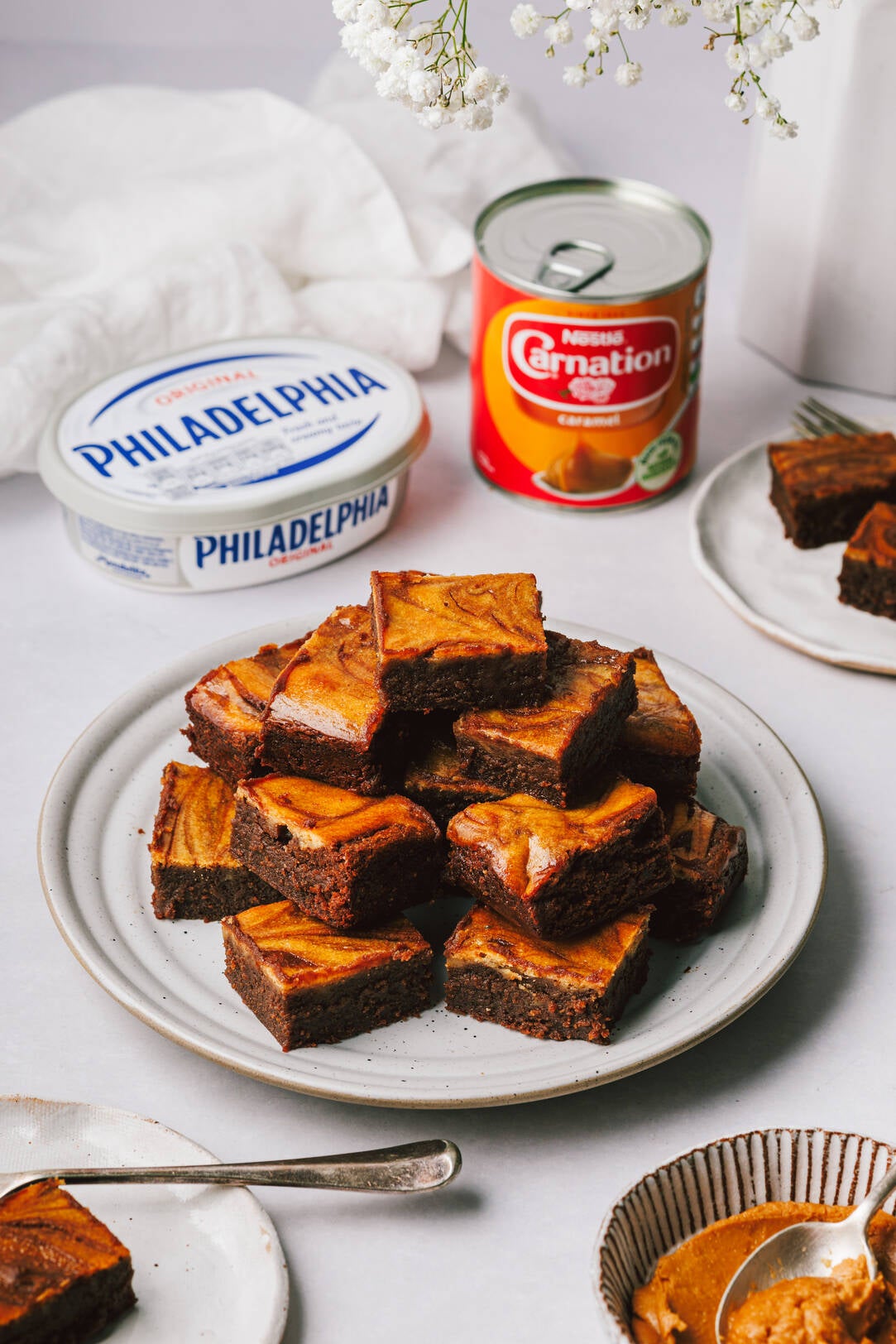 Peanut Butter Philadelphia Cheesecake Brownie