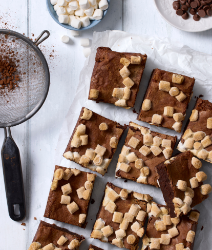 Hot Chocolate Brownies